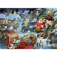 Puzzle Ravensburger Vianoce takmer hotové 1000st