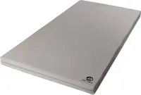 Turnmatte 200 x 100 x 8 cm GRAU/SCHWARZ Fitness Weichbodenmatte Sportmatte Jeflex