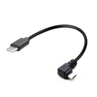 Uhlový kábel nabíjací kábel dátový kábel USB typu C na micro USB 20 cm