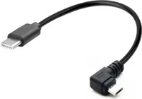 Uhlový kábel nabíjací kábel dátový kábel USB typu C na micro USB 20 cm
