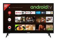 Telefunken XH32AJ600 32 Zoll Fernseher/Android TV (HD-ready, HDR10, Triple-Tuner, Smart TV, Bluetooth)