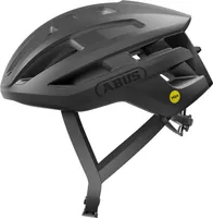 ABUS Rennradhelm PowerDome MIPS - leichter Fahrradhelm mit cleverem Belüftungssystem und Aufprallschutz -  Italy - für Damen und Herren - Schwarz, Größe S