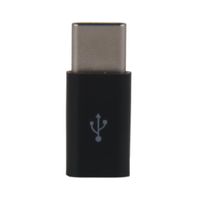 USB 3.1 Type C Male auf Micro USB Female Converter Adapter Stecker - Schwarz