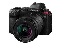 Panasonic Lumix S5 + S 20-60mm F3.5-5.6, 24,2 MP, 6000 x 4000 Pixel, CMOS, 4K Ultra HD, 350 g, Schwarz