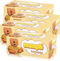 Mampfi Esspapier Oblaten 200 Stück - unverwechselbarer Geschmack (4er Pack)