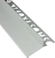 Alu Balkon Terrasse abtropf Profil Fliesenschiene Profil Schiene silber L300cm L-Profil 12mm kurze Blende