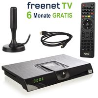 XORO HRT 8720 KIT - DVB-T2 HD, HEVC H.265, PVR Ready, Irdeto, freenet TV, Antenne & HDMI Kabel