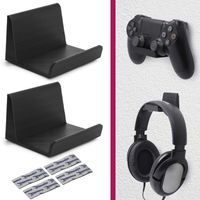 Controller Wandhalterung Kopfhörer Halter ohne Bohren für XBox PS3 PS4 Nintendo