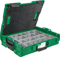 SPAX L-BOXX KOFFER Kunststoff groß, leer mit Einsätzen (Diese Box darf als Leerbox ausschließlich mit SPAX-Produkten befüllt werden), 5000009166019