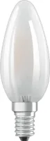 Osram LED Leuchtmittel Clas B40 E14 4W 2er Pack warmweiß, weiß matt