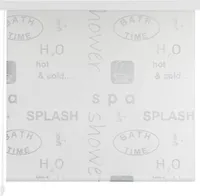 vidaXL Duschrollo 140x240 cm Splash-Design