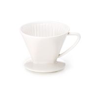 Kaffeefilter "Else" Keramik, weiß- Größe XL Ø 12,2 cm, H. 10 cm
