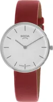 Boccia 3327-01 Damen-Armbanduhr, Titan-Gehäuse, Leder-Armband