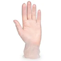 rukavice vinylové biele, nepúdrované XL (100ks v bal.) 68128