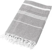 Strandtuch FARAO 90 x 180 cm, grau, 70% Baumwolle | 30% Polyester