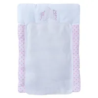 Baby-Delux Wickelauflage 50x70 inkl. abnehmbarer Frotteeauflage Twinkle Star Rosa Wickelunterlage Wickelkommode, Wickeltisch Baumwolle waschbar