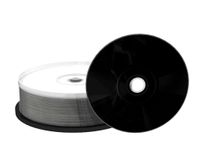 100 (4x 25Stk) MediaRange Rohlinge black CD-R 52x schwarz Printable