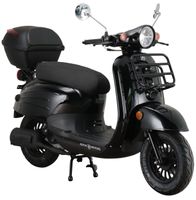 Motorroller Adria 50 ccm 45 km/h EURO 5 schwarz inkl. Topcase