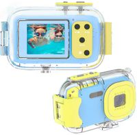 Kinderkamera HD 1080P Spielzeugkamera 1,5-Zoll-Bildschirm Kinderkamera Geschenke Digitalkamera für 3-9 Jahre alte Jungen Mädchen Blockflöte