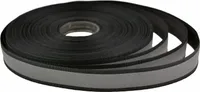 5m Reflektorband Reflexband Reflexstreifen, reflektierend, Breitenwahl Farbwahl, Größe:25mm, Farbe:schwarz