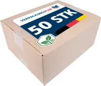 50 x Versandkarton 29 x 23 x 14 cm Faltkarton Päckchen 1-wellig