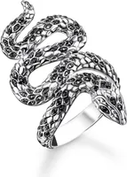Thomas Sabo - TR2418-643-11-58 - Ring - Uni - 925er Silber geschwärzt - Weite 58