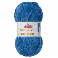 Strickfein Himalaya Dolphin Baby super Bulky Chenille Garn Wolle strickgarn 100 gr 80341 - petrol