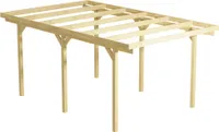 Wood & Play Granit I Garážová skříň pro jedno auto - 300x500cm - sloupky 210cm