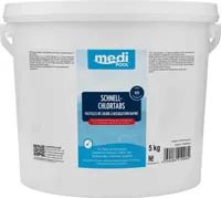 mediPOOL Schnell-Chlor Tabs 20 g, Schnellchlortabletten, Chlortabletten, Poolreinigung Inhalt:5 kg