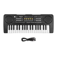 BIGFUN 37-Tasten Elektronisches Keyboard mit 8 Tönen, 8 Rhythmen, 11 Demos