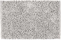 badvorleger Chenille 50 x 80 cm Polyester hellgrau