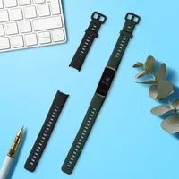 kwmobile 2x Sportarmband kompatibel mit Huawei Band 4 Armband - Fitnesstracker Band Set aus TPU Silikon
