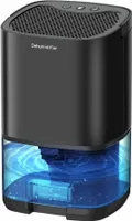 Luftentfeuchter Elektrischer Raumentfeuchter Klein 0,35 l/Tag, für 26 m³ Räume, Entfeuchtung 0,35 l/Tag, Tank 1,00 l, Mit LCD-Display, Leises Design