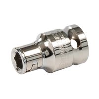 Silverline Bithalter-Stecknussadapter für 1/4-Zoll-Sechskantbits 3/8-Zoll-Antrieb