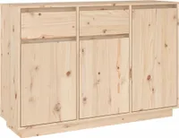 vidaXL Kredens 110x34x75 cm lite drewno sosnowe