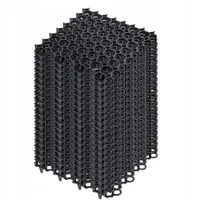 Plastové trávníkové mřížky KADAX "Forsa", výběhový panel, trávníkové mřížky, černé, 50 cm, 20 kusů