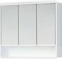 Szafka z lustrem Lymo, klasyczny design, biała, 58 x 49,5 cm