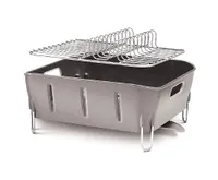 Simplehuman Akcesoria kuchenne - Ociekacz do naczyń 370x326x172 mm, szary KT1106