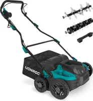 Vonroc Vertikutierer Elektro - Rasenbelüfter 1500W - Einstellbare Schnitttiefe