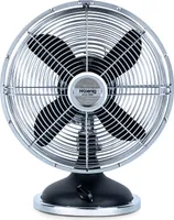 H.Koenig Elektrischer Retro Tischventilator JOE50, schwarz