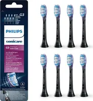 Philips G3 Premium Gum Care HX9058/33 Standard-Bürstenköpfe für Schallzahnbürste, 8 Stück(e), Schwarz, Weich, Philips