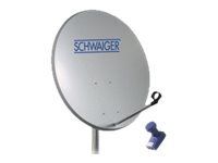 Schwaiger Sat-Komplettanlage 2 TN 80cm