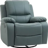 Relaxační křeslo 839-574V00GN, s nastavením sklonu až 135°, otočné o 360 stupňů, ocelový rám, 93 x 100 x 98 cm