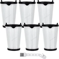 6 Stück Filter für AEG Ergorapido Akkustaubsauger Zubehör AEF150 CX7 Flexibility Animal Ersatzfilter für alle CX7-2 & QX8 Animal X Power CX7-2-45an CX7-2-i360 CX7-2-s360