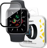 MG Watch Glass ochranné sklo na Apple Watch 4/5/6/SE 44mm, černé