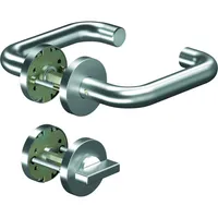OGRO Drückergarnitur Premium 8100/7122,Ros.rd,WC/SS,8(8),F1,TS38-42