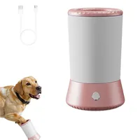 Automatisch Pfotenreiniger für Hunde, Elektrisch Hundepfoten Reiniger, USB Wiederaufladbar 360° Rundum Hunde Pfotenreiniger, Hunde Pfotenwaschanlage