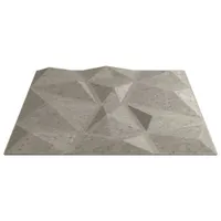 vidaXL Wandpaneele 48 Stk. Betongrau 50x50 cm XPS 12 m² Diamant