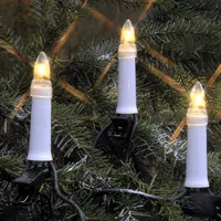 Kerzenlichterkette - Baumkerzen - 25 | Weihnachtsbaumkerzen