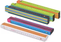 Zollstock Metrie Block 52 - 2m farbig mix 5 stück mix Farbe